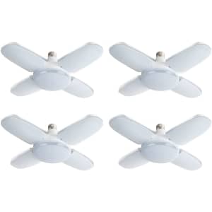 Tuodaw 60W LED Garage Light 4-Pack for $19 Tuodaw 60W LED Garage Light 4-Pack for $19