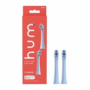 hum by Colgate Replacement Toothbrush Heads, Blue - 2 Count for $7