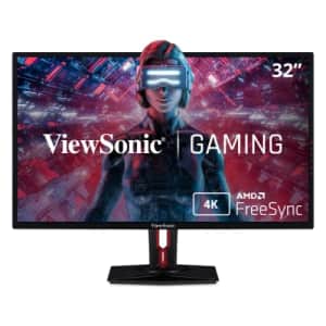 ViewSonic XG3220 32" 4K UHD 2160p FreeSync Gaming Monitor HDMI DisplayPort HDR10 (Renewed) for $375