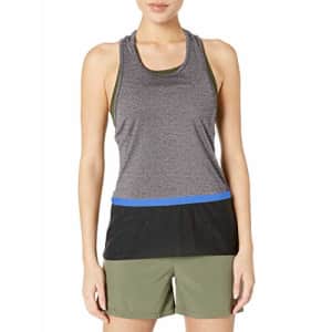 SHAPE activewear Women's Shadow Tank Top, Nine Iron/Caviar Black, M for $14 SHAPE activewear Women's Shadow Tank Top, Nine Iron/Caviar Black, M for $14