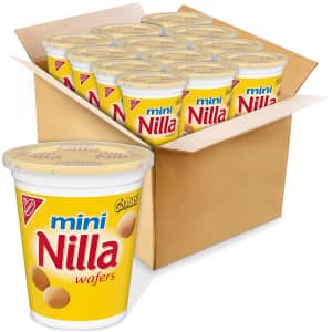 Nilla Wafers Mini 2.25-oz Go-Paks 12-Pack for $8.40 via Sub & Save Nilla Wafers Mini 2.25-oz Go-Paks 12-Pack for $8.40 via Sub & Save