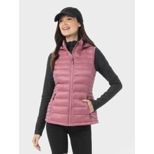 32 Degrees Women's Lightweight Recycled Poly-Fill Packable Vest for $20 32 Degrees Women's Lightweight Recycled Poly-Fill Packable Vest for $20