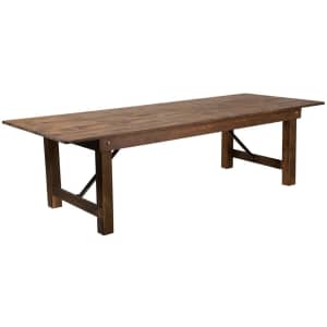 Flash Furniture Hercules 9-Foot Folding Farm Table for $609