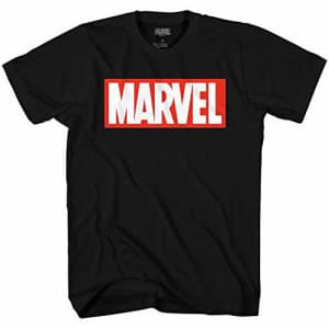 Marvel Men's Comics Simple Classic Logo T-Shirt, Black, Large for $16 Marvel Men's Comics Simple Classic Logo T-Shirt, Black, Large for $16