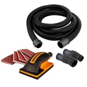 POWERTEC 71743 Dust Collection Hose Attachment and Hand Sander Block Kit w/Ultra Flex Vacuum for $60