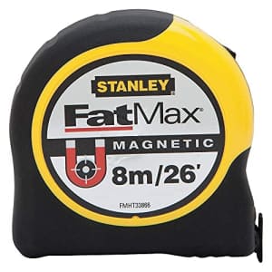 Stanley 26 ft./8m FatMax Magnetic Tape Measure for $34