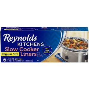 Reynolds Kitchens 6-Count Premium Slow Cooker Liners for $3