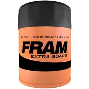 FRAM Extra Guard Oil Filter for $4