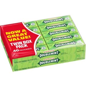 Wrigley's Doublemint Gum 40-Pack for $7.11 via Sub & Save