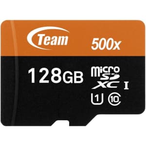 Team Group 128GB microSDXC UHS-I/U1 Class 10 Memory Card for $19 Team Group 128GB microSDXC UHS-I/U1 Class 10 Memory Card for $19