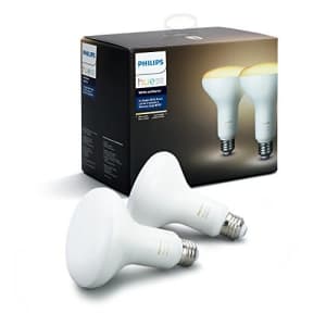 Philips Hue White Ambiance BR30 2-Pack 60W Equivalent Dimmable LED Smart Flood Light (Hue Hub for $50 Philips Hue White Ambiance BR30 2-Pack 60W Equivalent Dimmable LED Smart Flood Light (Hue Hub for $50