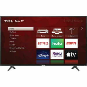 TCL 4-Series 50S435 50" 4K HDR LED UHD Roku Smart TV for $330