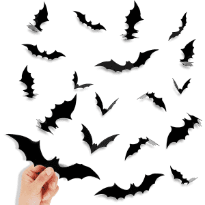 Aonsen 80-Piece 3D Halloween Bats Decor for $4 Aonsen 80-Piece 3D Halloween Bats Decor for $4