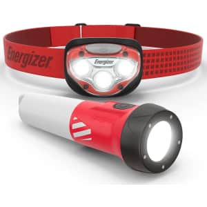 Energizer LED Headlamp + Flashlight PRO Safety Kit for $20