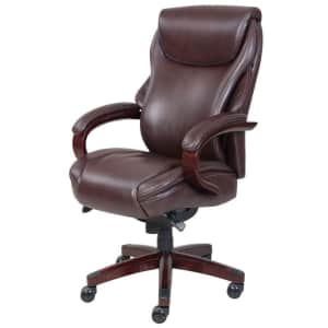 La-Z-Boy Hyland ComfortCore Traditions AIR Technology Bonded Leather Executive Office Chair for $548 La-Z-Boy Hyland ComfortCore Traditions AIR Technology Bonded Leather Executive Office Chair for $548