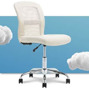 Serta Essential Mesh Low-Back Computer Desk Task Chair with No Arms for Home Office or Conference for $97