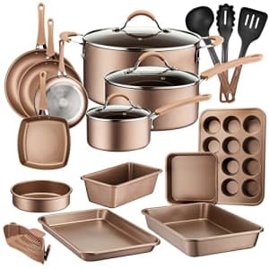 NutriChef 20-Piece Nonstick Kitchen Cookware Set - PTFE/PFOA/PFOS-Free Heat Resistant Kitchen Ware Pots for $153
