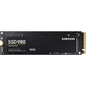 Samsung 980 500GB NVMe M.2 Internal SSD for $60 Samsung 980 500GB NVMe M.2 Internal SSD for $60