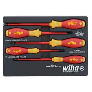 Wiha Tools Wiha 32081 | 5 Piece Insulated SoftFinish Cushion Grip Screwdriver Tray Set for $46 Wiha Tools Wiha 32081 | 5 Piece Insulated SoftFinish Cushion Grip Screwdriver Tray Set for $46