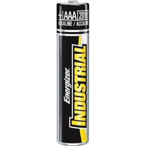 Pack of 50 Energizer Batteries EN92 AAA Industrial Alkaline - Bulk Pack for $32 Pack of 50 Energizer Batteries EN92 AAA Industrial Alkaline - Bulk Pack for $32