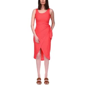 Michael Kors Women's Eyelet-Embroidered Faux-Wrap Dress for $35 Michael Kors Women's Eyelet-Embroidered Faux-Wrap Dress for $35