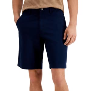 INC Men's Roggen Flat-Front 10" Shorts for $9 INC Men's Roggen Flat-Front 10" Shorts for $9