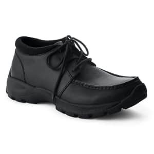 Lands' End Men's All Weather Leather Low Chukka Boots for $35