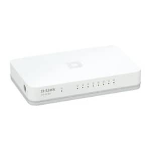 D-link 8-port Unmanaged Gigabit Switch - 8 Ports - 8 X Rj-45 - 10/100/1000base-t - Desktop for $40 D-link 8-port Unmanaged Gigabit Switch - 8 Ports - 8 X Rj-45 - 10/100/1000base-t - Desktop for $40