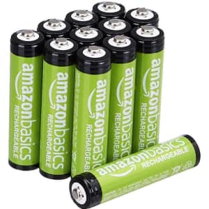 AmazonBasics AAA Rechargeable Batteries 12-Pack for $15 AmazonBasics AAA Rechargeable Batteries 12-Pack for $15