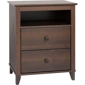 Prepac Yaletown 2 Drawer Tall Nightstand for $122