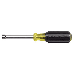 Klein Tools 630-6MM 6 mm Nut Driver with 3-Inch Hollow Shaft and Cushion Grip Handle for $13