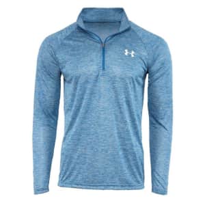 Under Armour Men's UA Tech Space Dye 1/2 Zip Pullover for $17 Under Armour Men's UA Tech Space Dye 1/2 Zip Pullover for $17