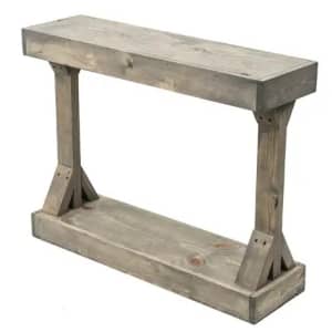 Del Hutson Designs Barb Rustic Wood Farmhouse Console Table for $80 Del Hutson Designs Barb Rustic Wood Farmhouse Console Table for $80