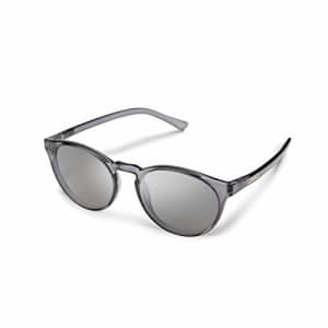 Suncloud Metric Polarized Sunglasses, Transparent Gray/Polarized Silver Mirror, one Size for $55