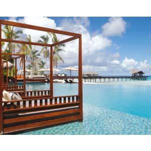 5-Night Beach Villa Stay at 5-Star Maldives Retreat w/ Dolphin Cruise through Dec. '22 at Travelzoo: for $1,699 for 2 5-Night Beach Villa Stay at 5-Star Maldives Retreat w/ Dolphin Cruise through Dec. '22 at Travelzoo: for $1,699 for 2