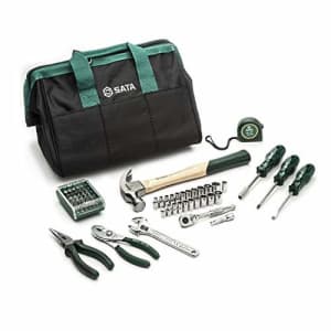 SATA 62-Piece General Purpose SAE and Metric Mechanics Tool Set for Repair and DIY Projects with for $77 SATA 62-Piece General Purpose SAE and Metric Mechanics Tool Set for Repair and DIY Projects with for $77