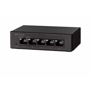 Cisco SG110D-05 Desktop Switch with 5 Gigabit Ethernet (GbE) Ports, Limited Lifetime Protection for $66