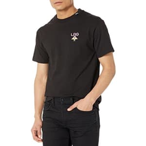 LRG Lifted Group Research Collection Men's Graphic T-Shirt, Logo Plus Forest Black, X-Large for $16