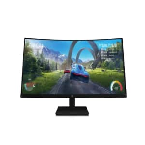 HP 32-inch Curved Gaming Monitor VA HA FHD 1ms 165hz Display, EyeSafe, TV Certified (X32c, Black) for $240