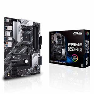 ASUS Prime B550-PLUS AMD AM4 Zen 3 Ryzen 5000 & 3rd Gen Ryzen ATX Motherboard (PCIe 4.0, ECC for $136