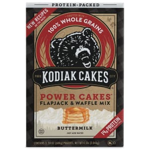 Kodiak Cakes Power Cakes Flapjack & Waffle Mix 72-Oz. Box for $12 Kodiak Cakes Power Cakes Flapjack & Waffle Mix 72-Oz. Box for $12