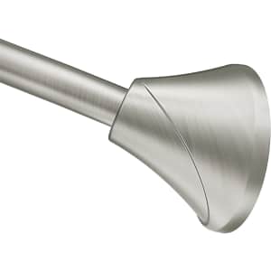 Moen 5-Foot Adjustable Tension Single Curved Shower Curtain Rod for $46