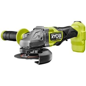 RYOBI ONE+ HP 18V Brushless Cordless 4-1/2 in. Angle Grinder (Tool Only) PBLAG01B for $138
