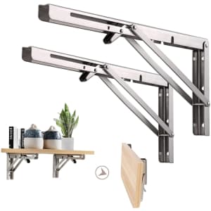 Barley Ears Folding Shelf Bracket 2-Pack from $13 Barley Ears Folding Shelf Bracket 2-Pack from $13