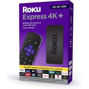 Roku Express 4K+ Streaming Media Player (2021) for $29 Roku Express 4K+ Streaming Media Player (2021) for $29