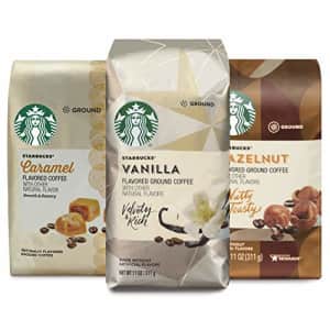 Starbucks Flavored Ground Coffee Variety Pack No Artificial Flavors 3 bags (11 oz. each) for $47