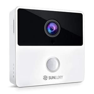 S SUNLUXY 1080p Mini Plug-In Indoor Security Camera w/ Backup Battery for $20 S SUNLUXY 1080p Mini Plug-In Indoor Security Camera w/ Backup Battery for $20