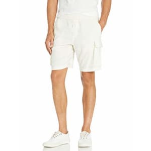 Tommy Hilfiger Men's Casual Stretch Chino Shorts, White Suede, LG for $28 Tommy Hilfiger Men's Casual Stretch Chino Shorts, White Suede, LG for $28