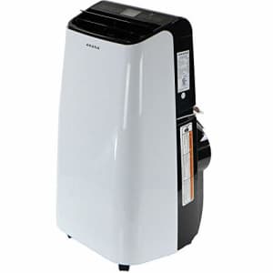 AMANA Remote Control in White/Black for Rooms up to 250-Sq. Ft. Portable Air Conditioner, Feet for $495