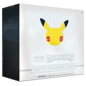 Pokemon TCG: 25th Anniversary Celebrations Elite Trainer Box for $85